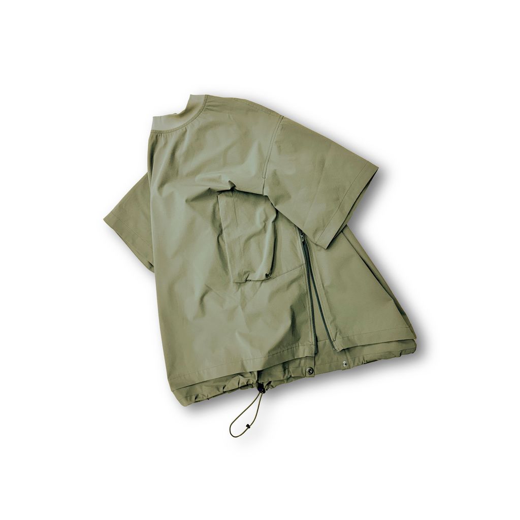 POLIQUANT THE DEFORMED S/S PULLOVER WITH UTILITY POCKETS