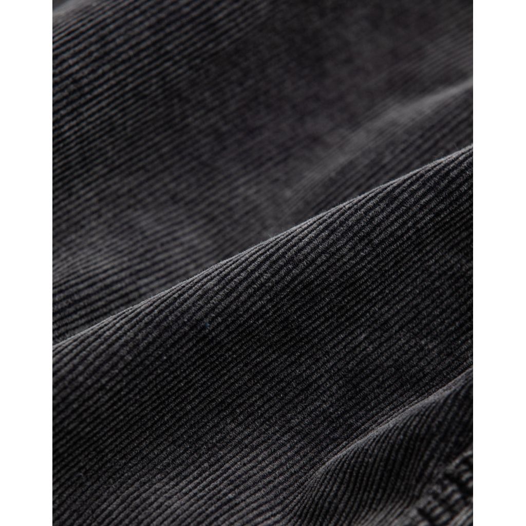 ANACHRONORM SULFUR DYED CORDUROY FRONT TUCK JACKET SULFUR BLACK