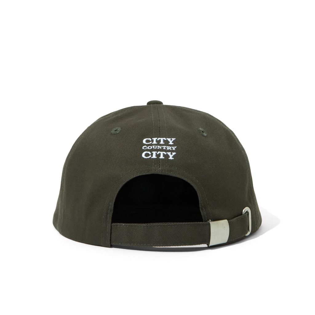 CITY COUNTRY CITY x AVIREX_EMBROIDERED LOGO COTTON TWILL CAP