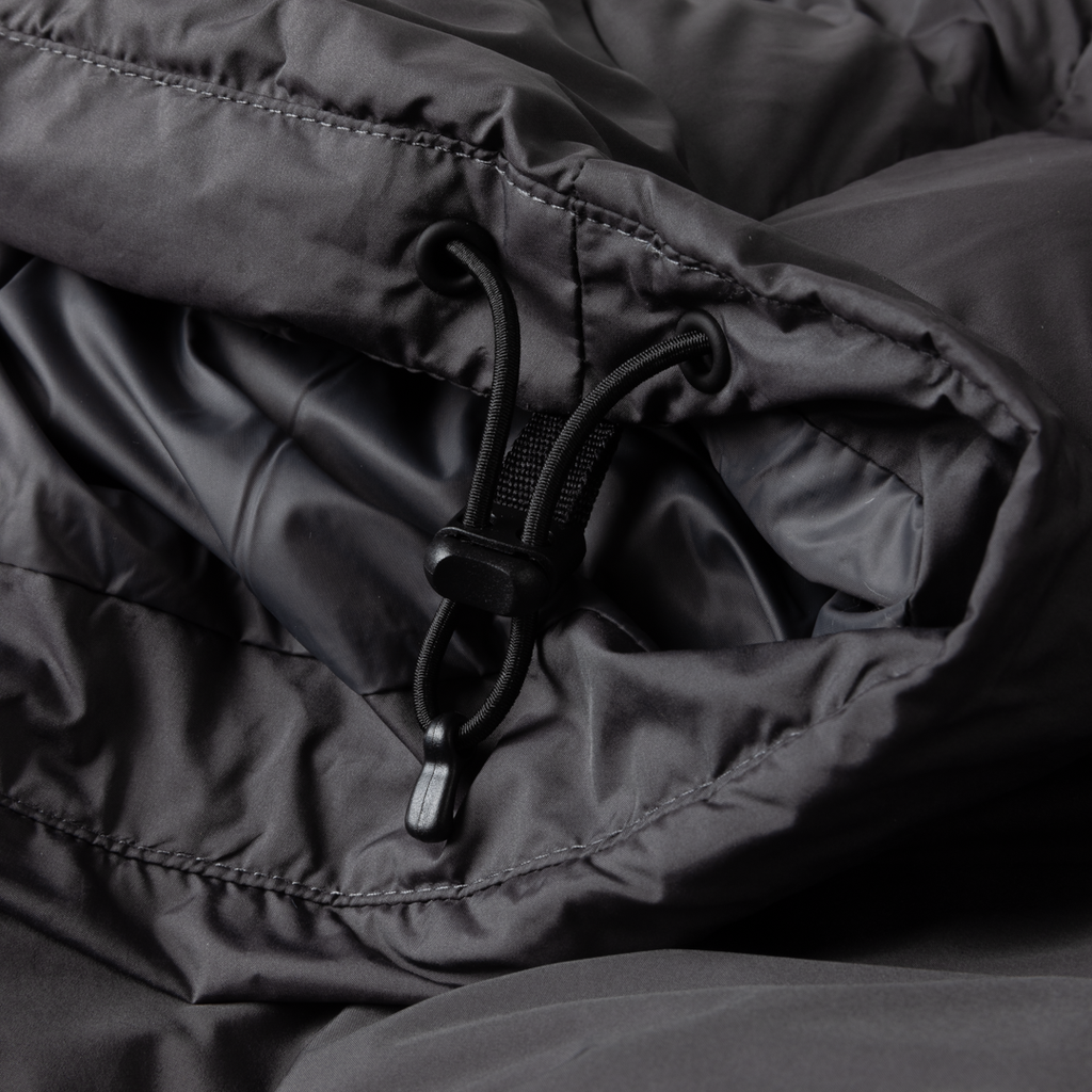 Dime Pleated Puffer (Charcoal)