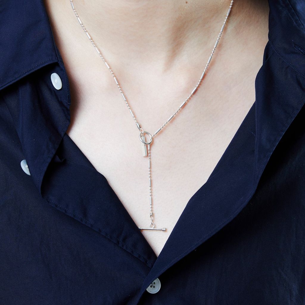 XOLO JEWELRY Cylinder Link Necklace-60cm-