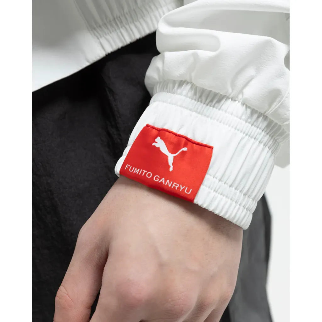 FUMITO GANRYU PUMA Switched Nylon Jk - Black x White