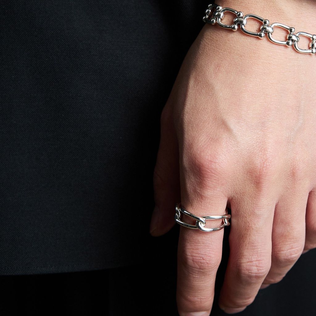 XOLO JEWELRY Bold Chain Ring