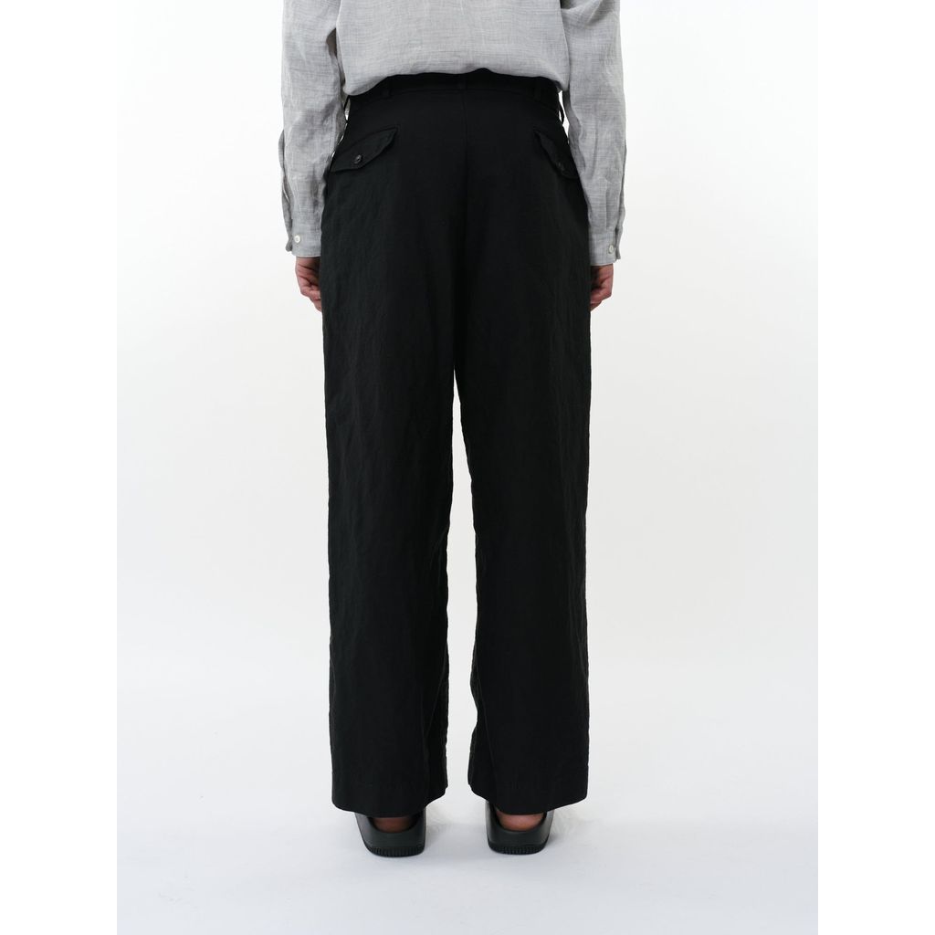 marka Linen x Organic Cotton x Silk Light Moleskin / Military Slacks