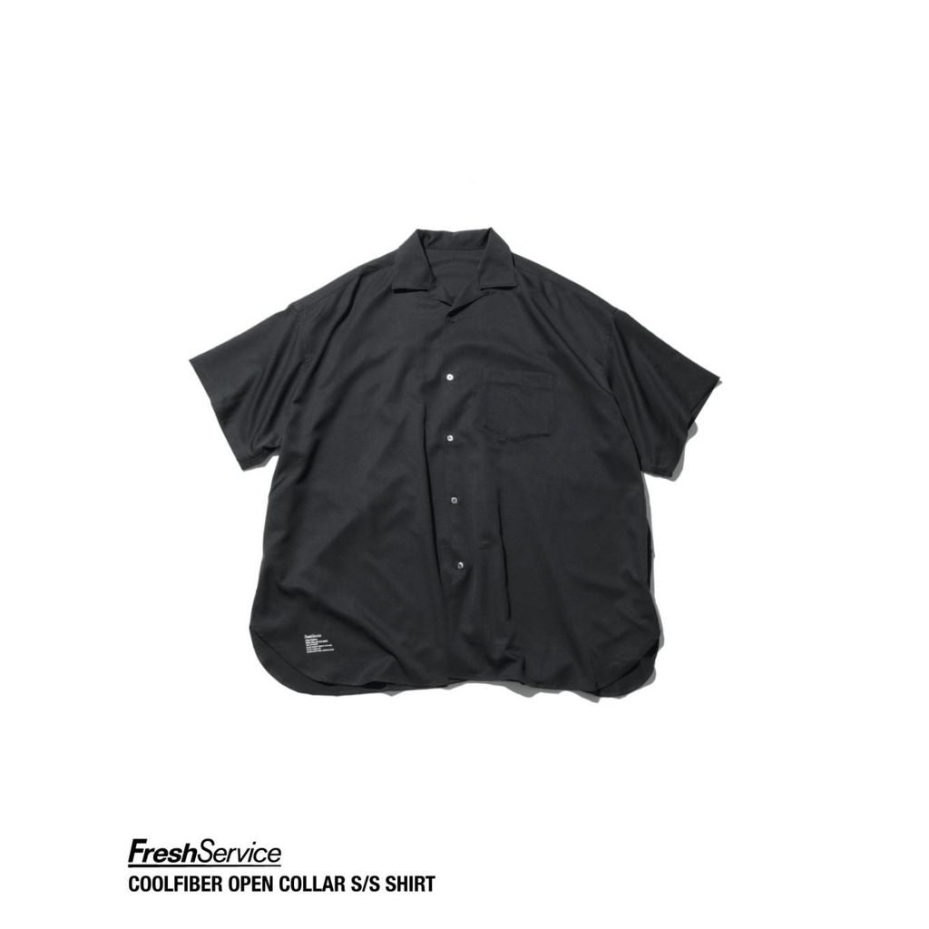 FreshService "COOLFIBER OPEN COLLAR S/S SHIRT"