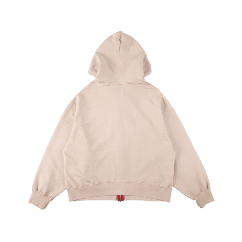 BOW WOW OVERFADED ZIP HOODIE
