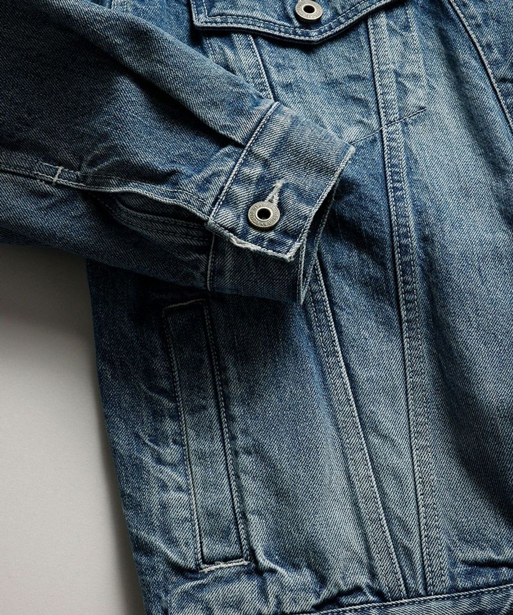 FDMTL DENIM HAORI JACKET YR WASH