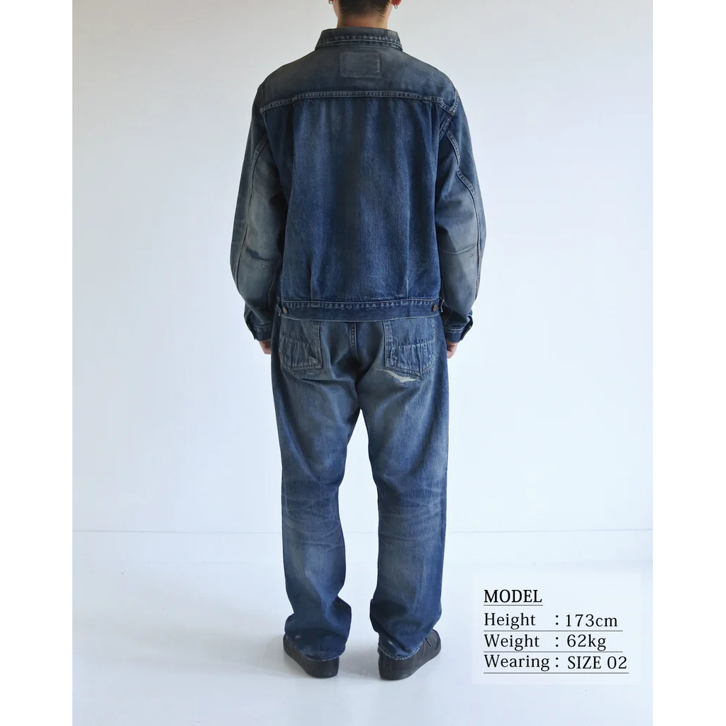 ANACHRONORM CONTEXT-005 FRONT TUCK DENIM JACKET(26 REMAKE)