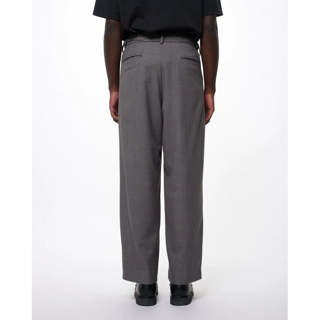 marka Recycled Polyester Wool Gabardine / Double Pleated Baggy Trousers