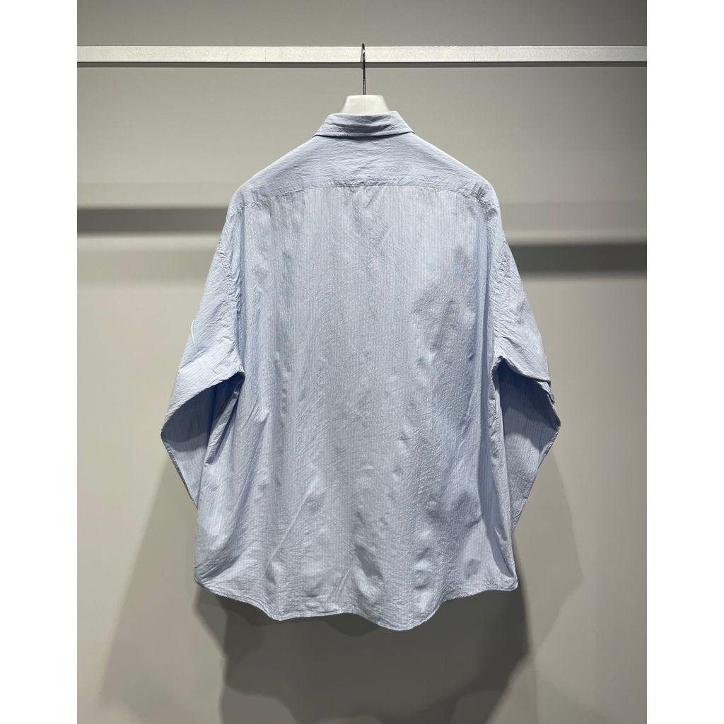 PORTER CLASSIC ROLL UP STRIPE SHIRT