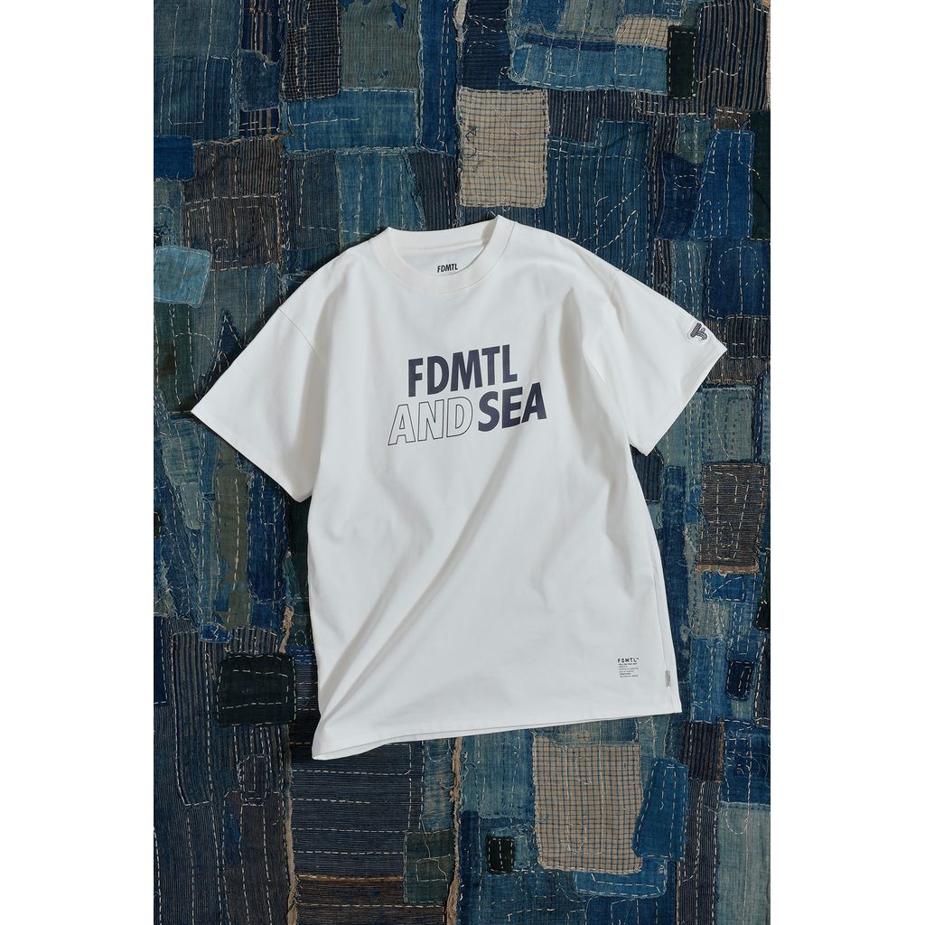 FDMTL X WIND AND SEA LOGO TEE