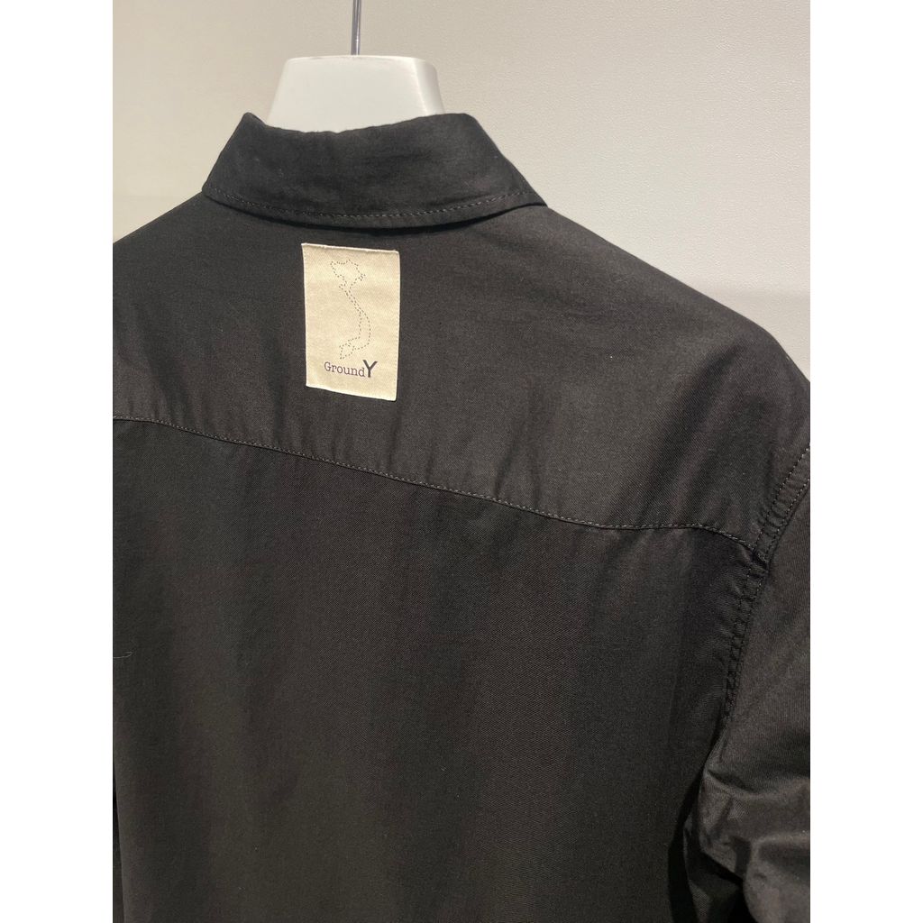 Ground Y LIGHT COTTON TWILLL WASH ONC TIGHT SHIRT