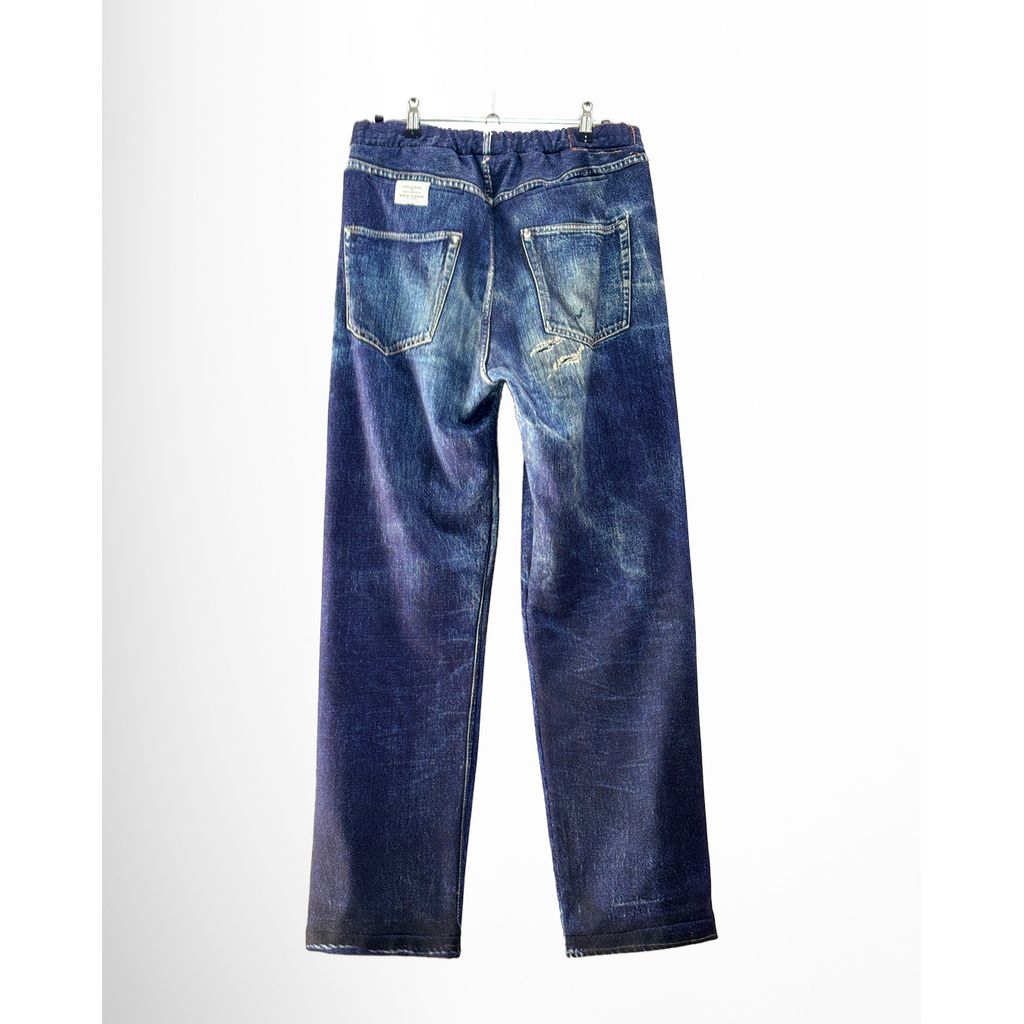 TALKING ABOUT THE ABSTRACTION TRANSCRIPTION TRANSFER STRAIGHT PANTS