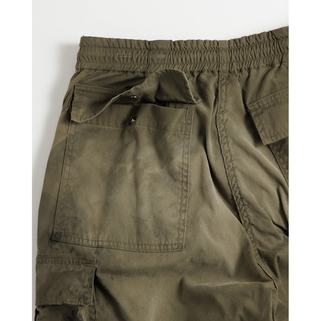 ANACHRONORM FADED CARGO EASY PANTS OLIVE