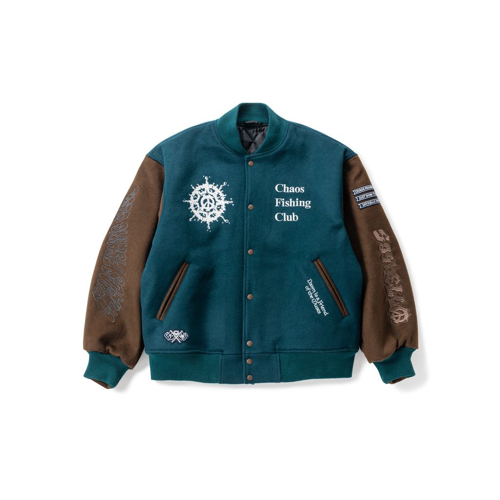 SAYHELLO Chaos Fishing Club Collaboration Stadium Team Jacket 