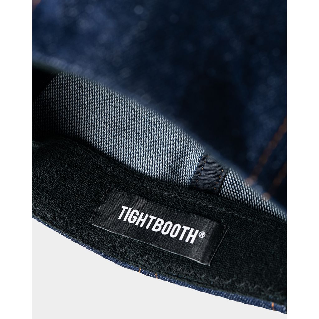 TIGHTBOOTH LABEL LOGO DENIM 6 PANEL