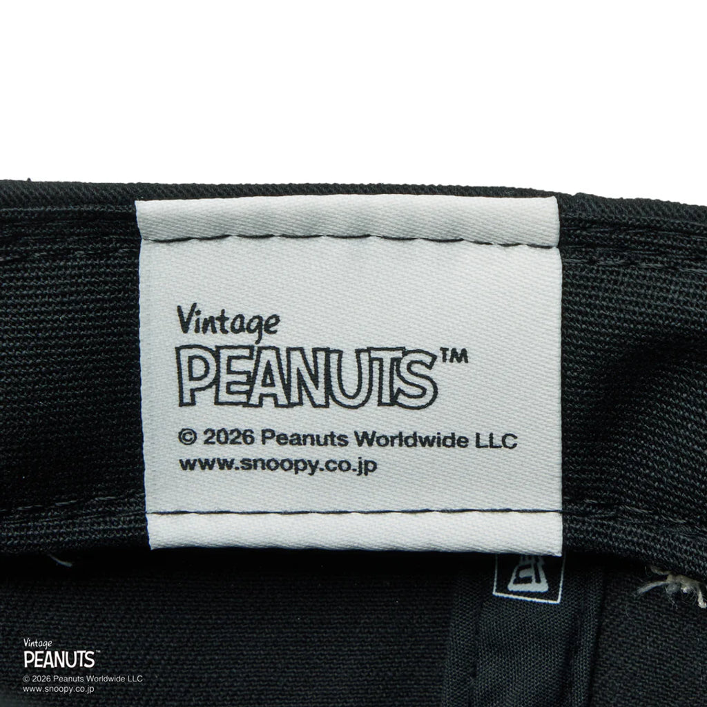 NEW ERA 9TWENTY Vintage PEANUTS ピーナッツ GOLF スイング ブラック 14865327