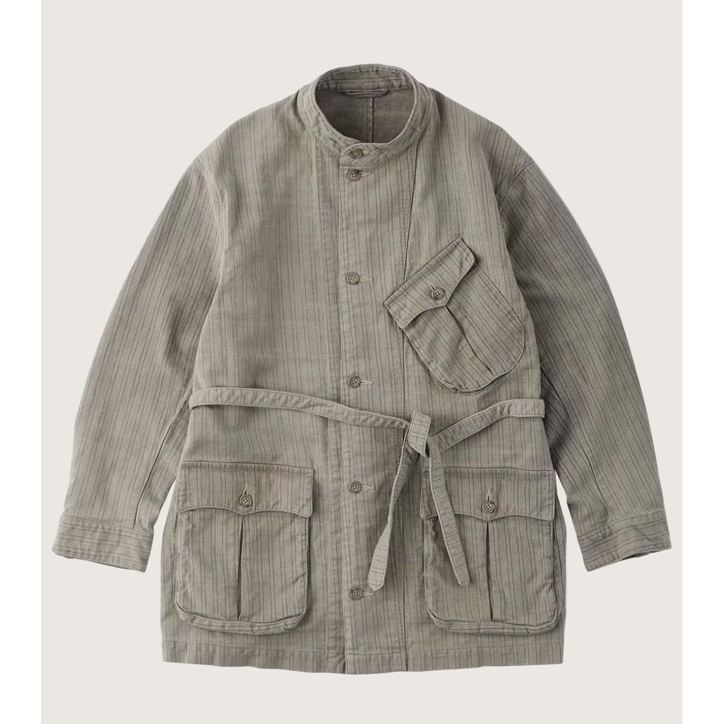 PORTER CLASSIC FADED STRIPE MOTORCYCLE JACKET