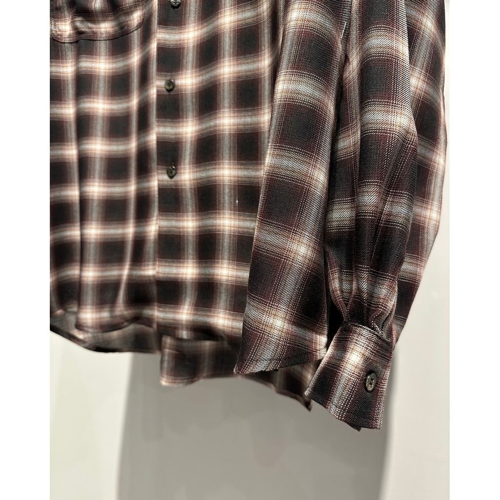 【MADE IN JAPAN】LINEAGE HOMBRE CHECK SHIRTS(BROWN)