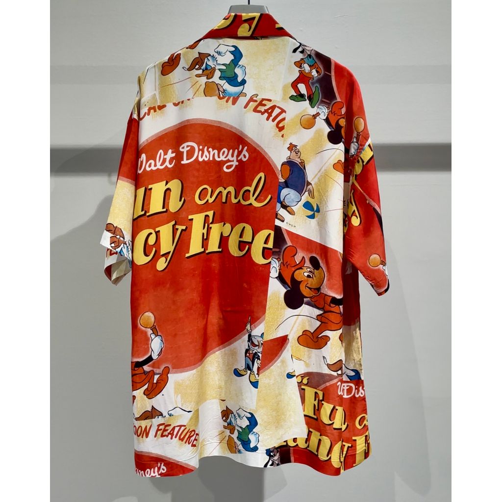 PORTER CLASSIC DISNEY V/P PC ALOHA COLLECTION MICKEY MOUSE & FRIENDS RED