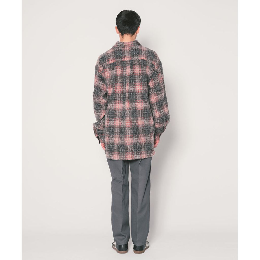 BEDWIN & THE HEARTBREAKERS L/S WOOL BIG SHIRT "BILLY"