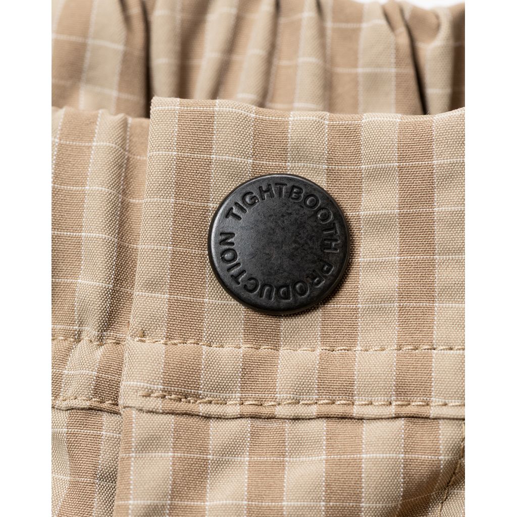 TIGHTBOOTH RIPPLE PLAID BALLOON PANTS