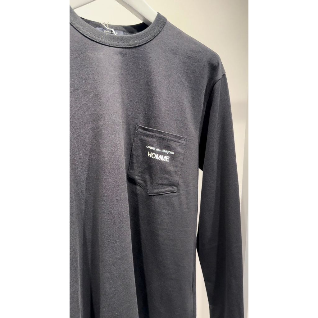 COMME des GARCONS HOMME『COMME des GARCONS HOMME』 LOGO LONG SLEEVE TEE(BLACK)