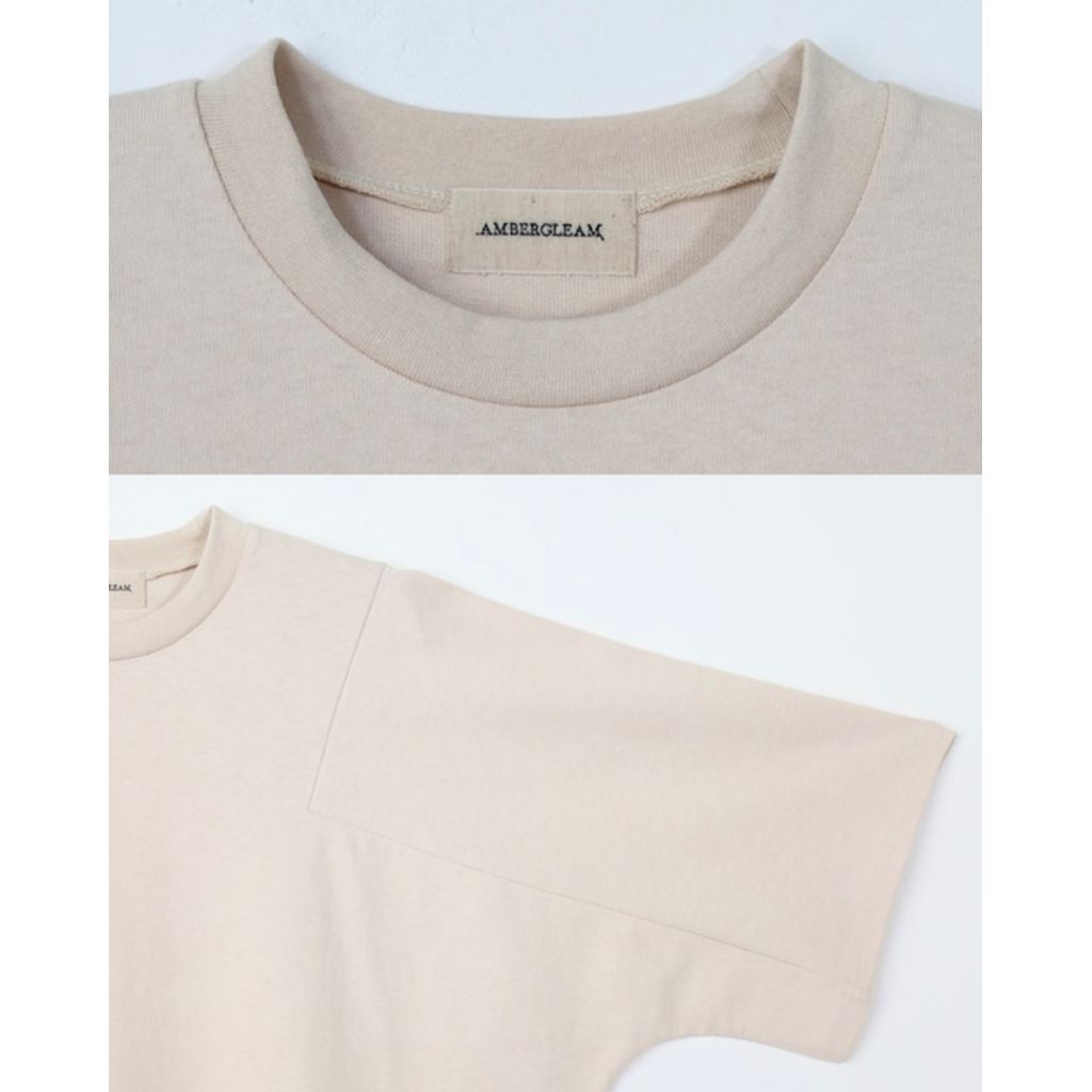 AMBERGLEAM Panel Basic T-Shirt