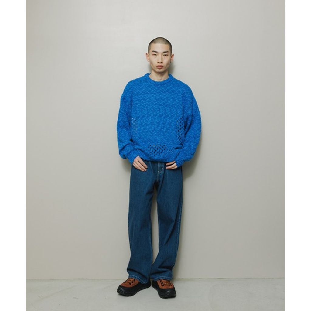 BAL 12OZ STRAIGHT LEG 5P WASHED JEAN