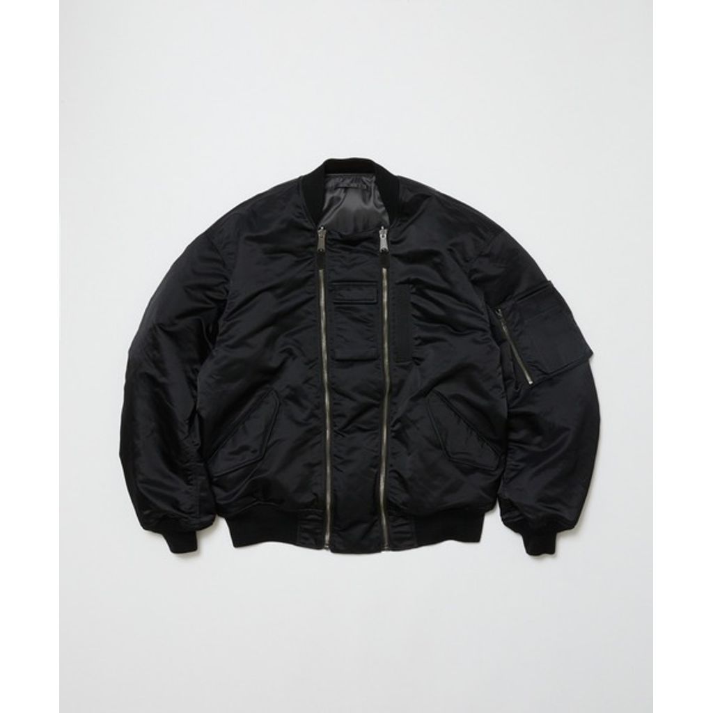 BAL / SPIEWAK DOUBEL ZIP BOMBER JACKET – MAROON WEBSTORE
