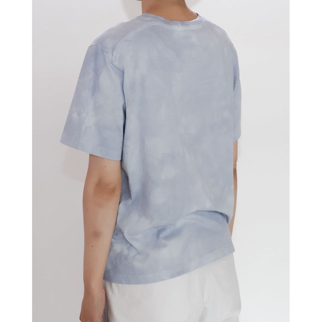 YAECA STOCK Dry-touch Short Sleeve Tubular T-shirts Tie-Dye