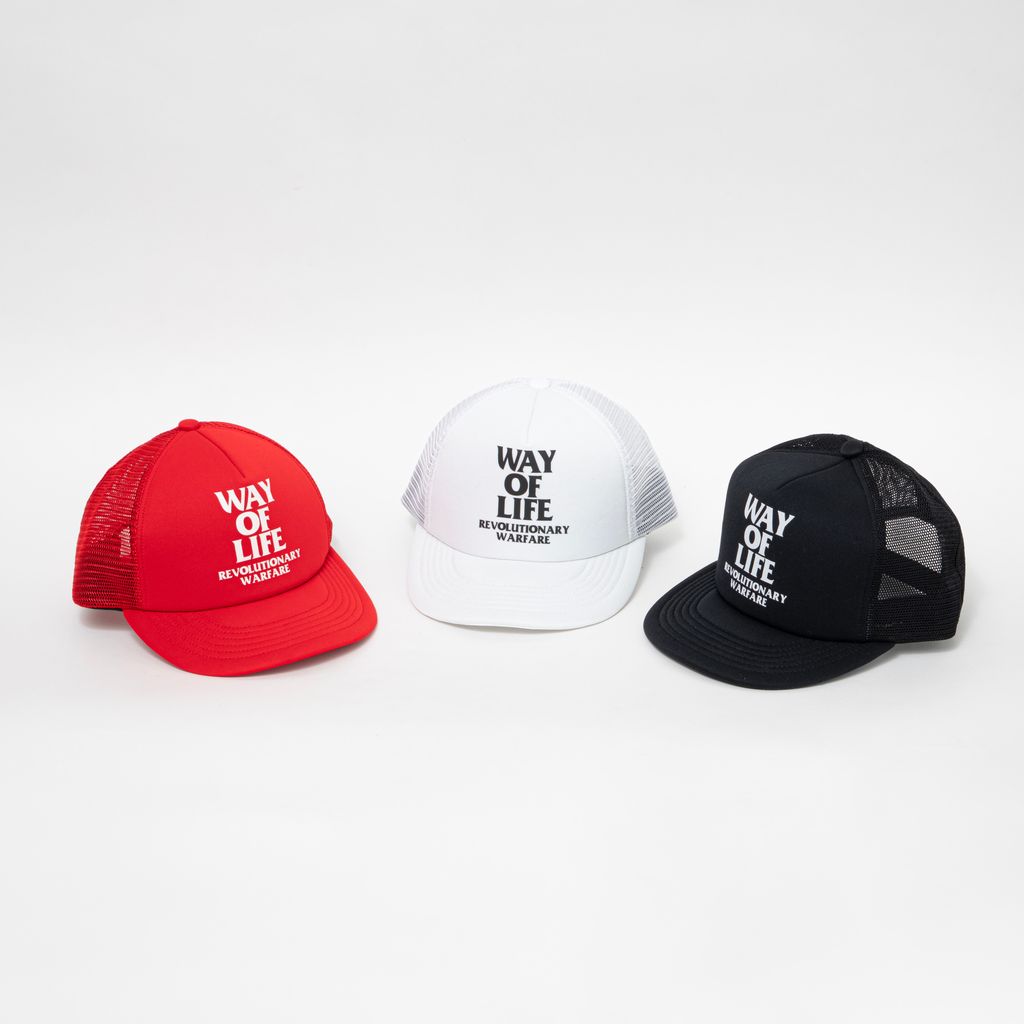 RATS MESH CAP "WAY OF LIFE" (RED)