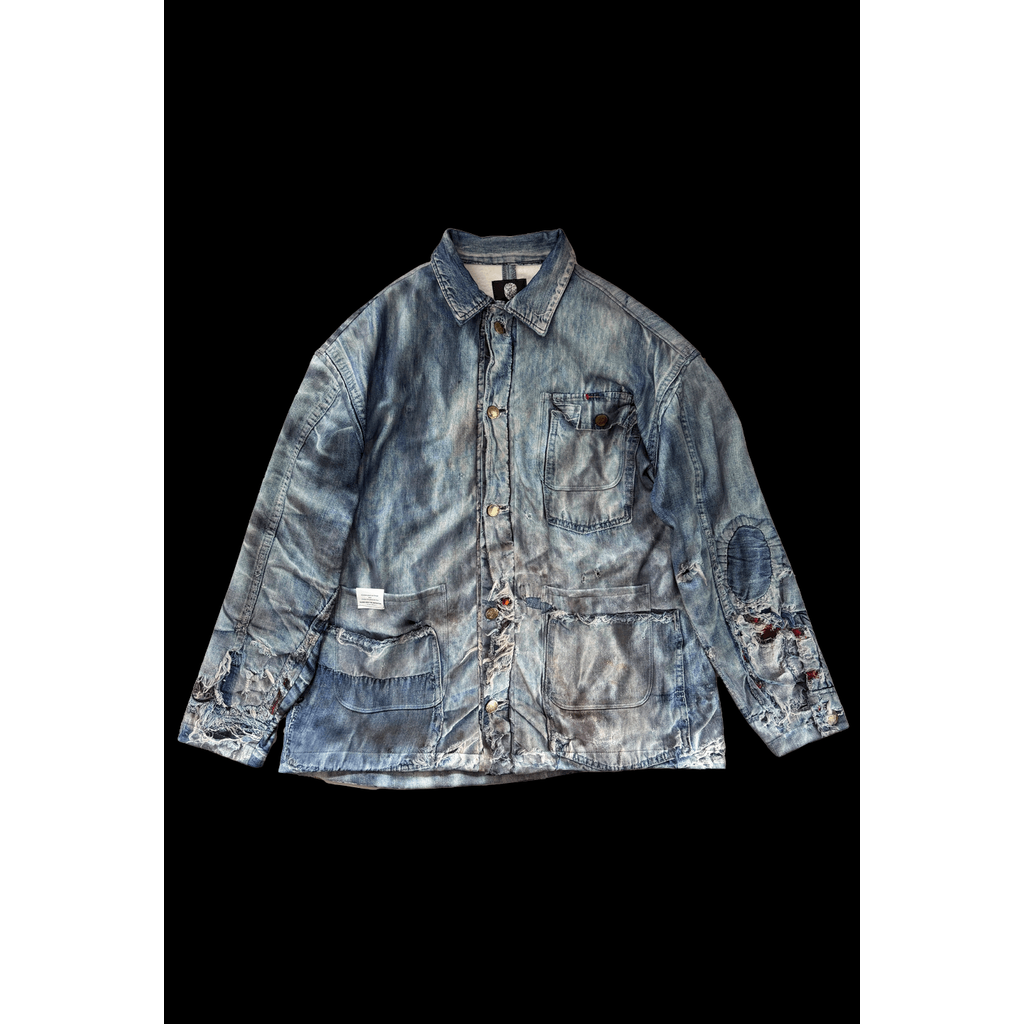 TALKING ABOUT THE ABSTRACTION DENIM PRINT COVER ALL