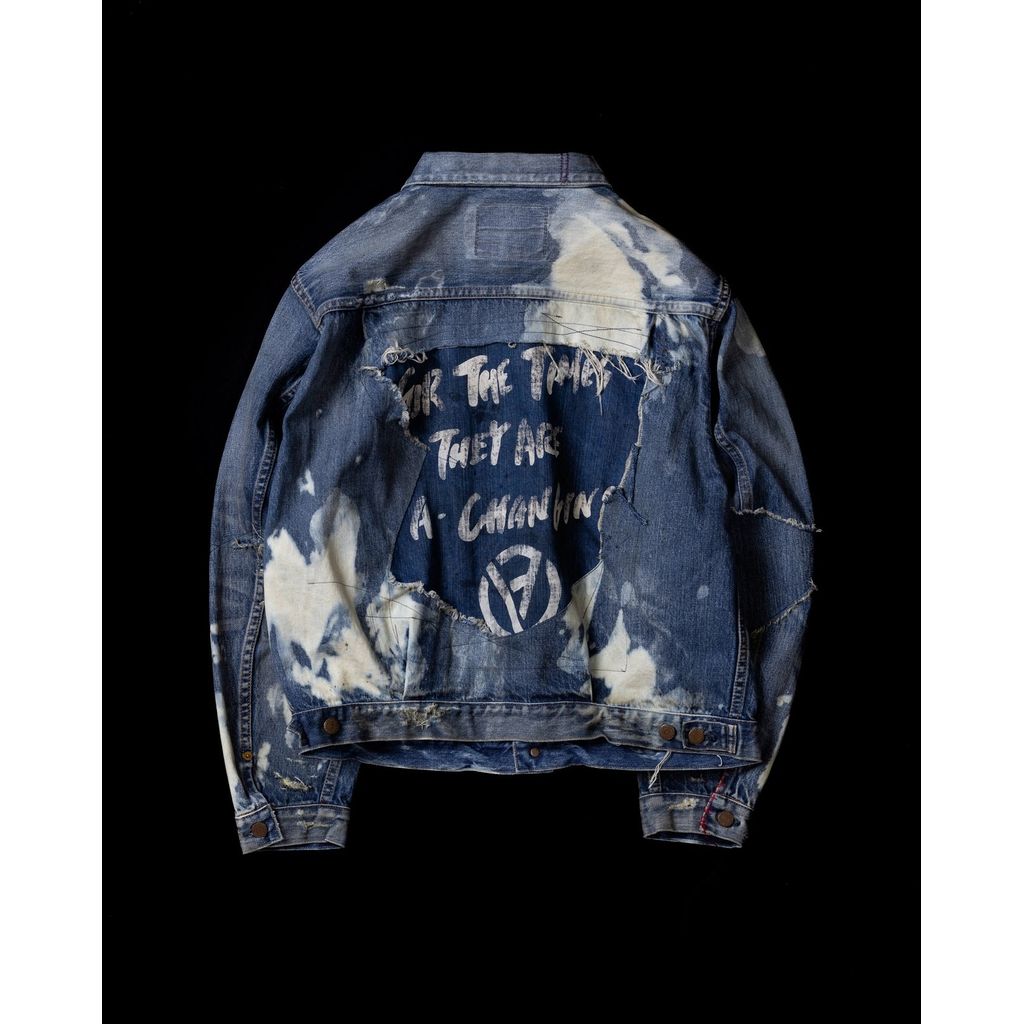 ANACHRONORM HARD REMAKED FRONT TUCK DENIM JACKET INDIGO (REMAKE