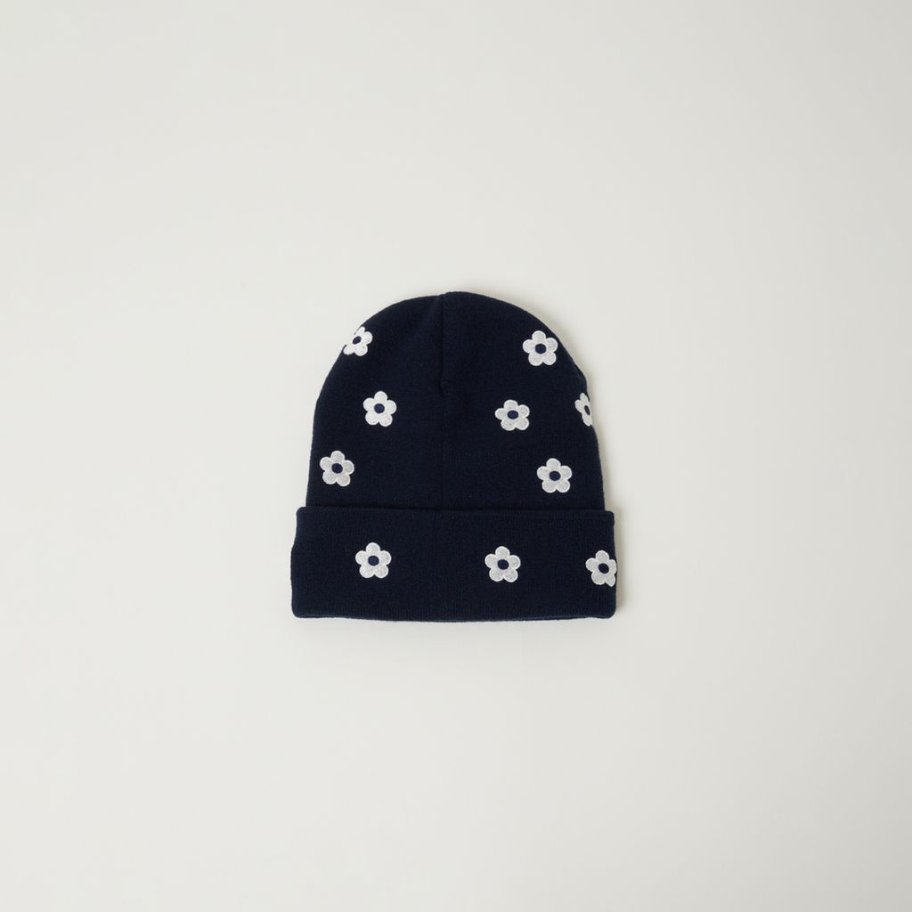 NICK GEAR Flower Embroidery beanie