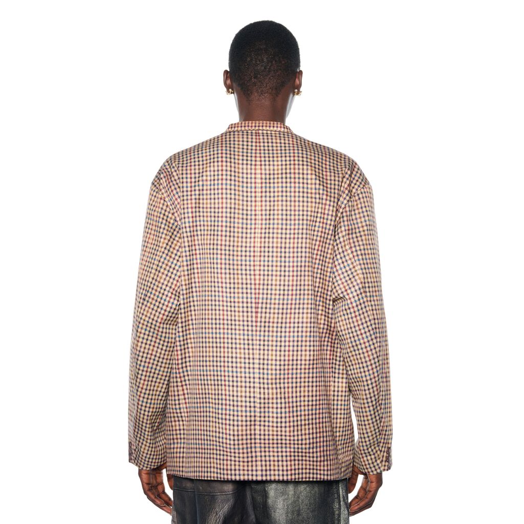 TOLQ Collarless Double Jacket