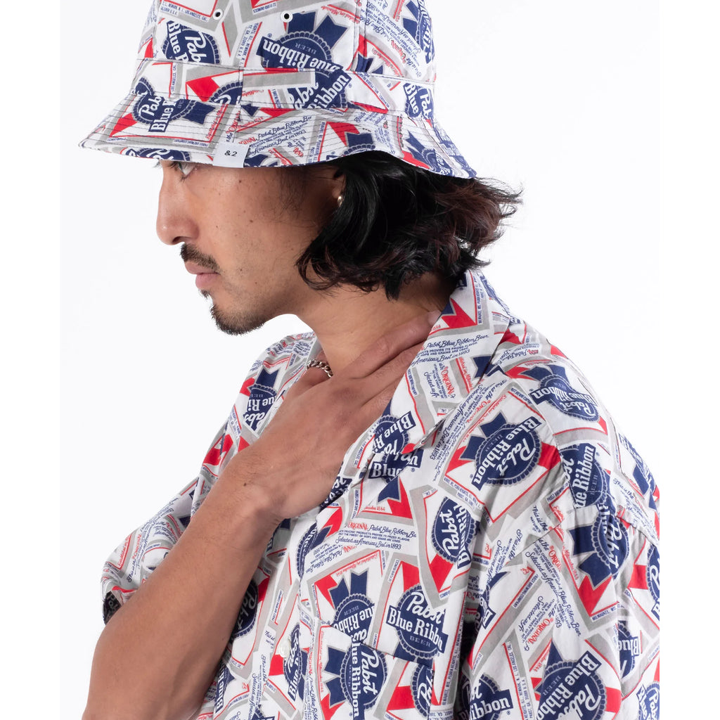 BEDWIN & THE HEARTBREAKERS Pabst Ex. S/S OPEN COLLAR SHIRT "COLIN"