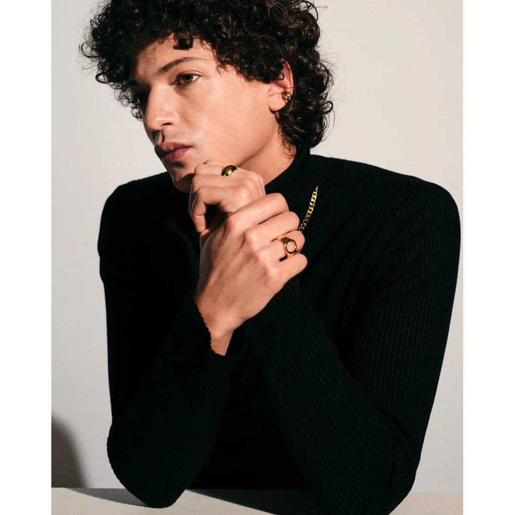 TOM WOOD Ear Cuff Thick Gold-M