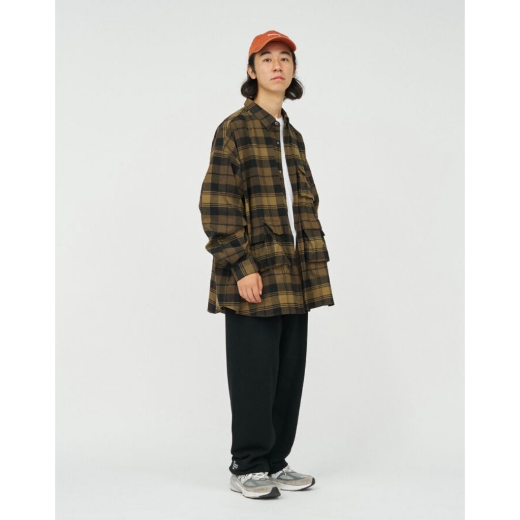 FreshService "FLANNEL CHECK MULTI POCKET SHIRT"
