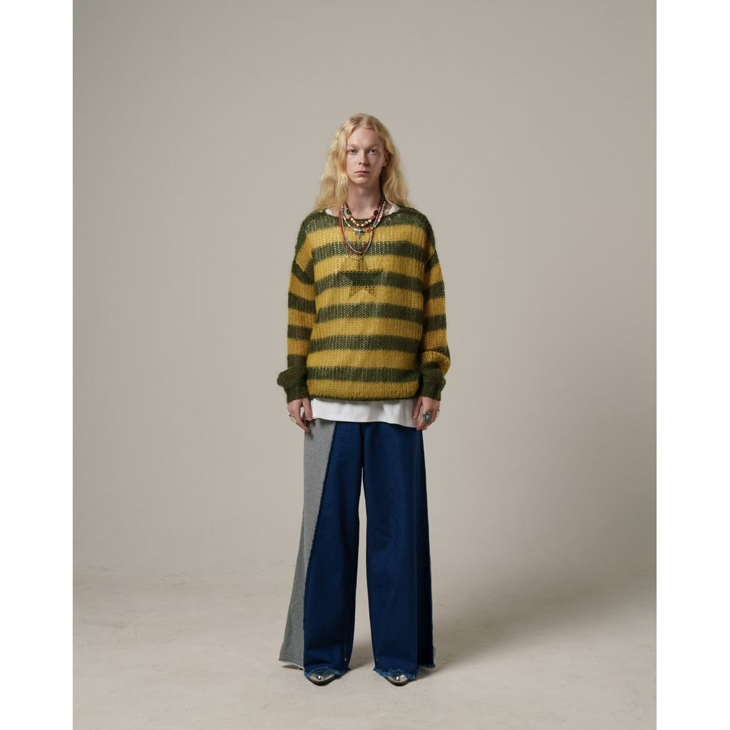 AMBERGLEAM Mesh Mohair knit