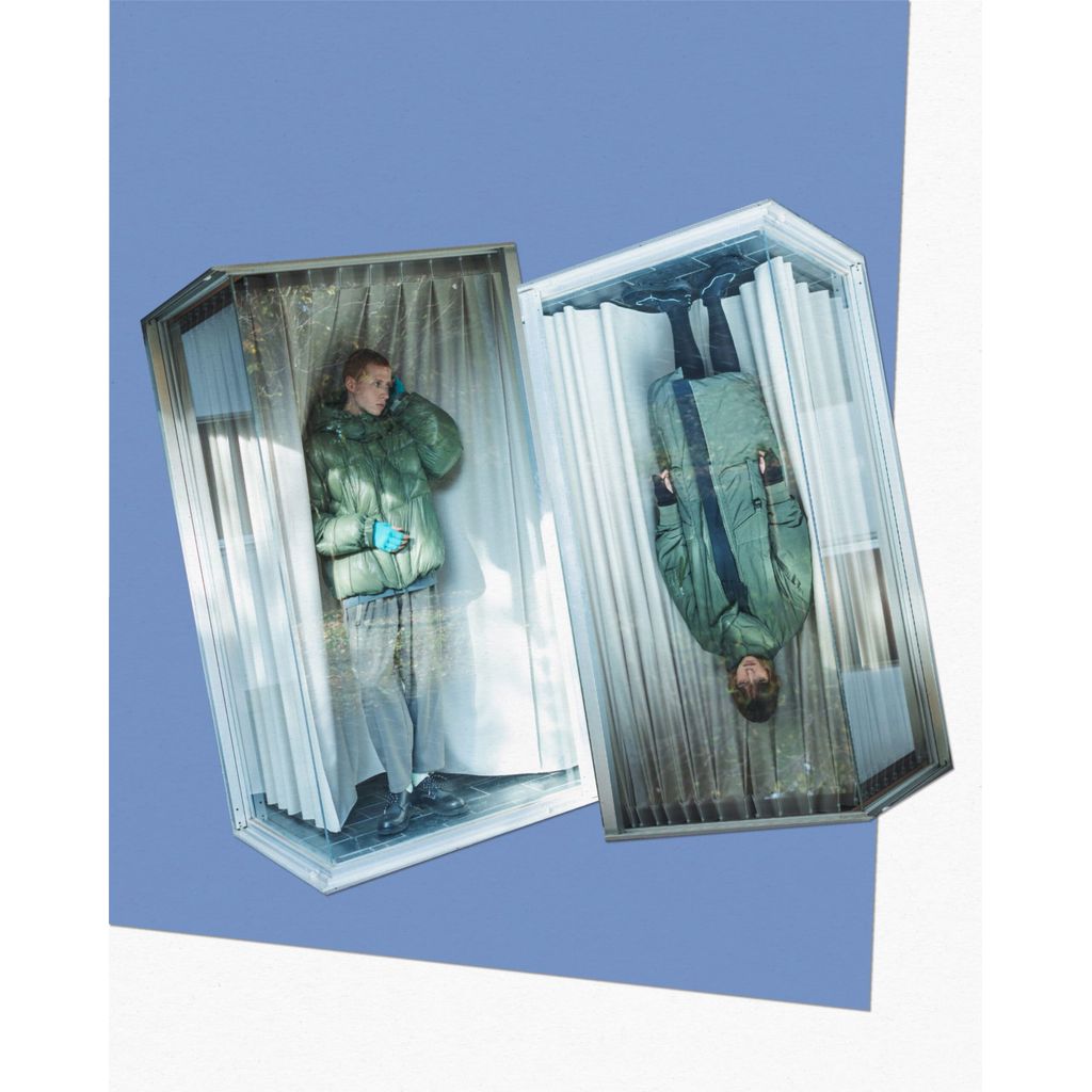 F/CE. GARMENT DYE DOWN MA-1 LONG COAT