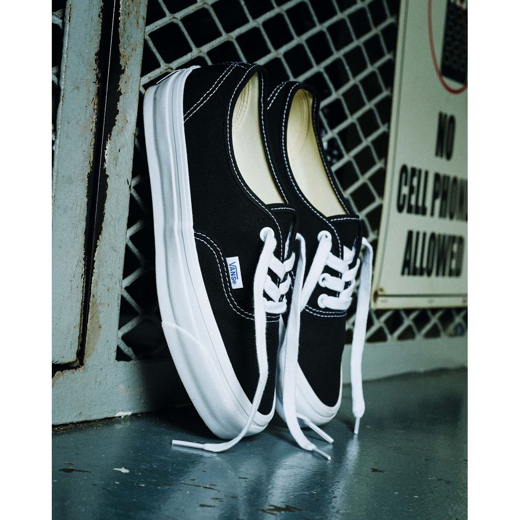 VANS PREMIUM オーセンティック LX Authentic Reissue 44(BLACK/WHITE)