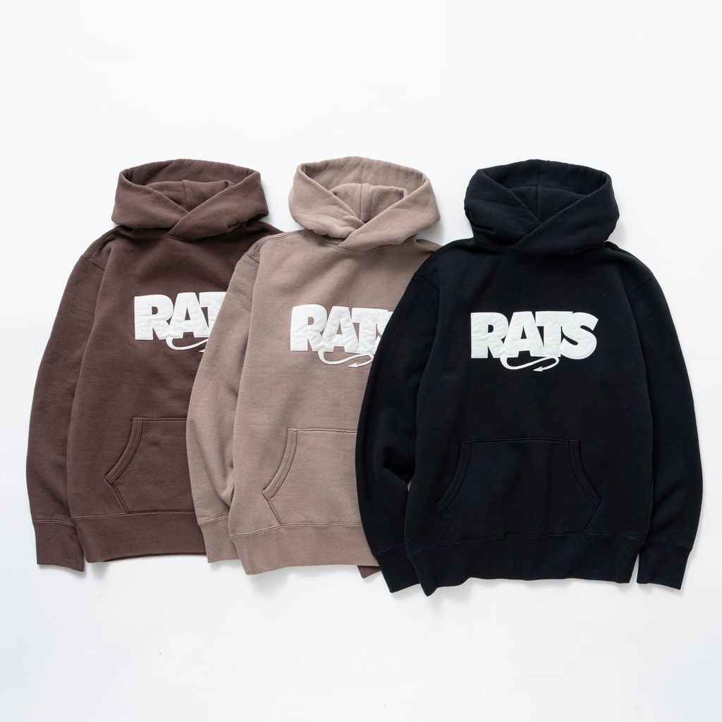 RATS BOX LOGO HOODIE – MAROON WEBSTORE