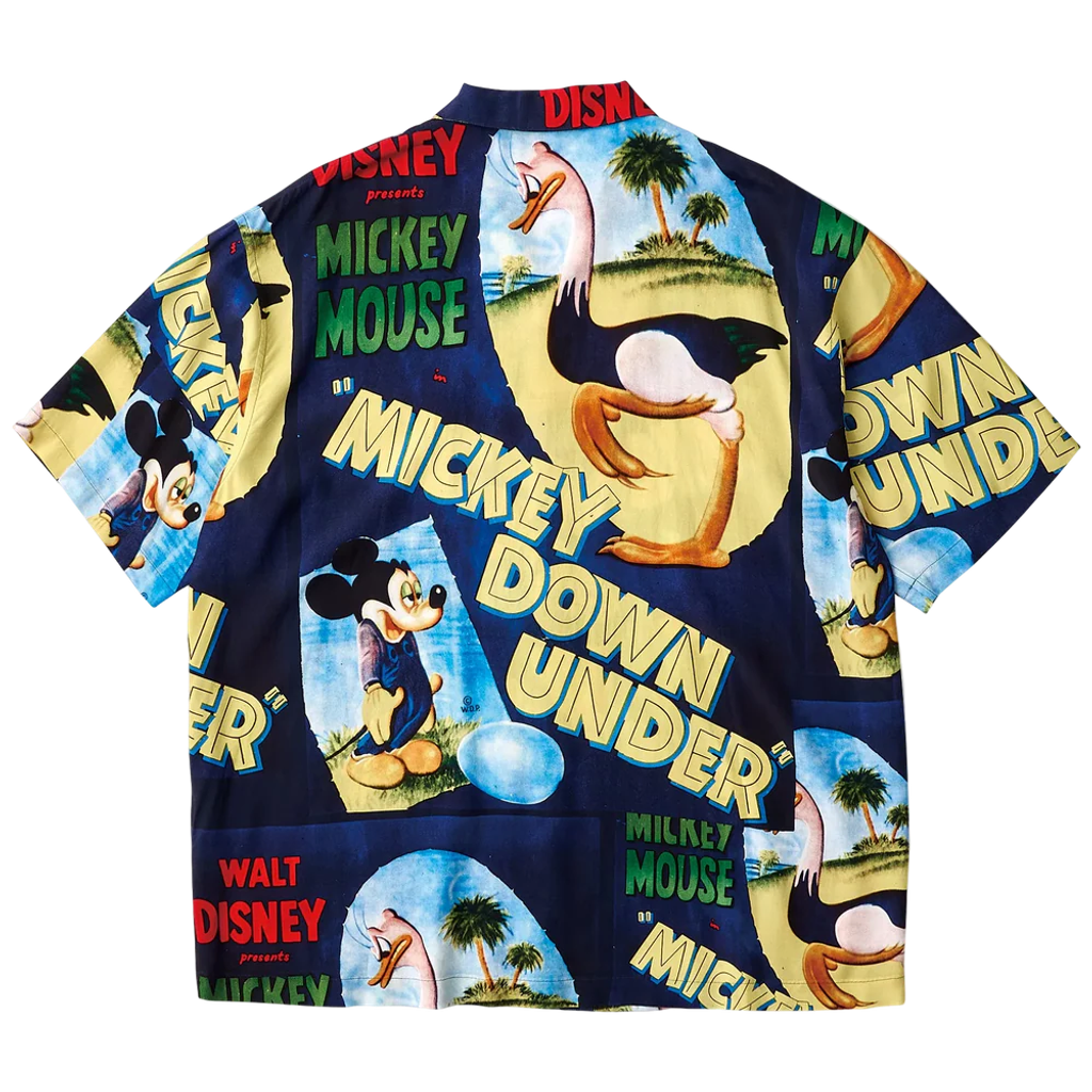 PORTER CLASSIC DISNEY VP / PC ALOHA COLLECTION ALOHA SHIRT / MICKEY & BIRD