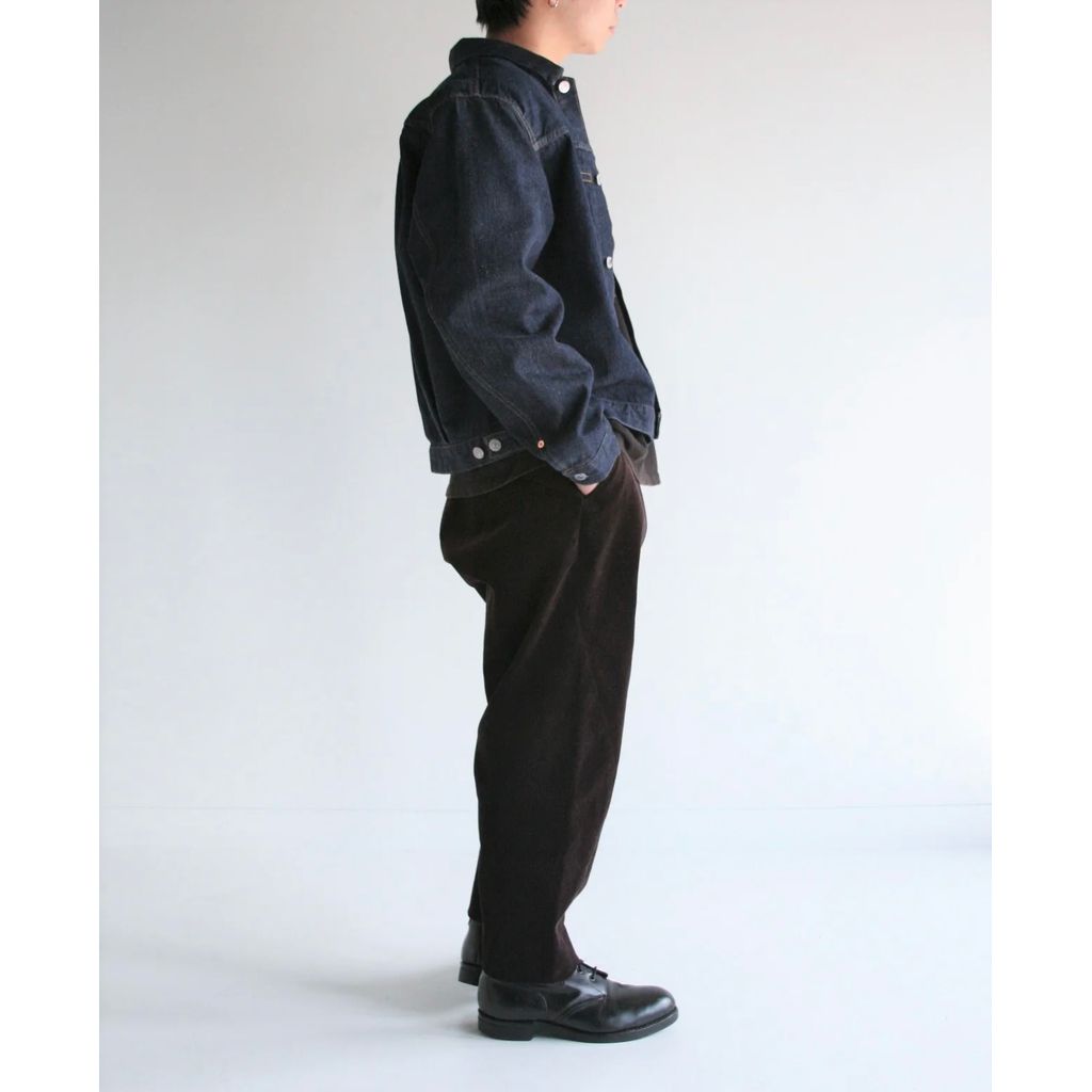 ANACHRONORM FRONT TUCK DENIM JACKET INDIGO(ONE WASH)