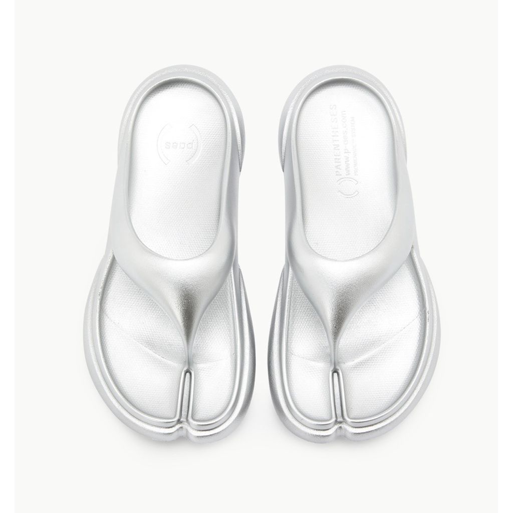 PAES New Flipflop Metal-Silver