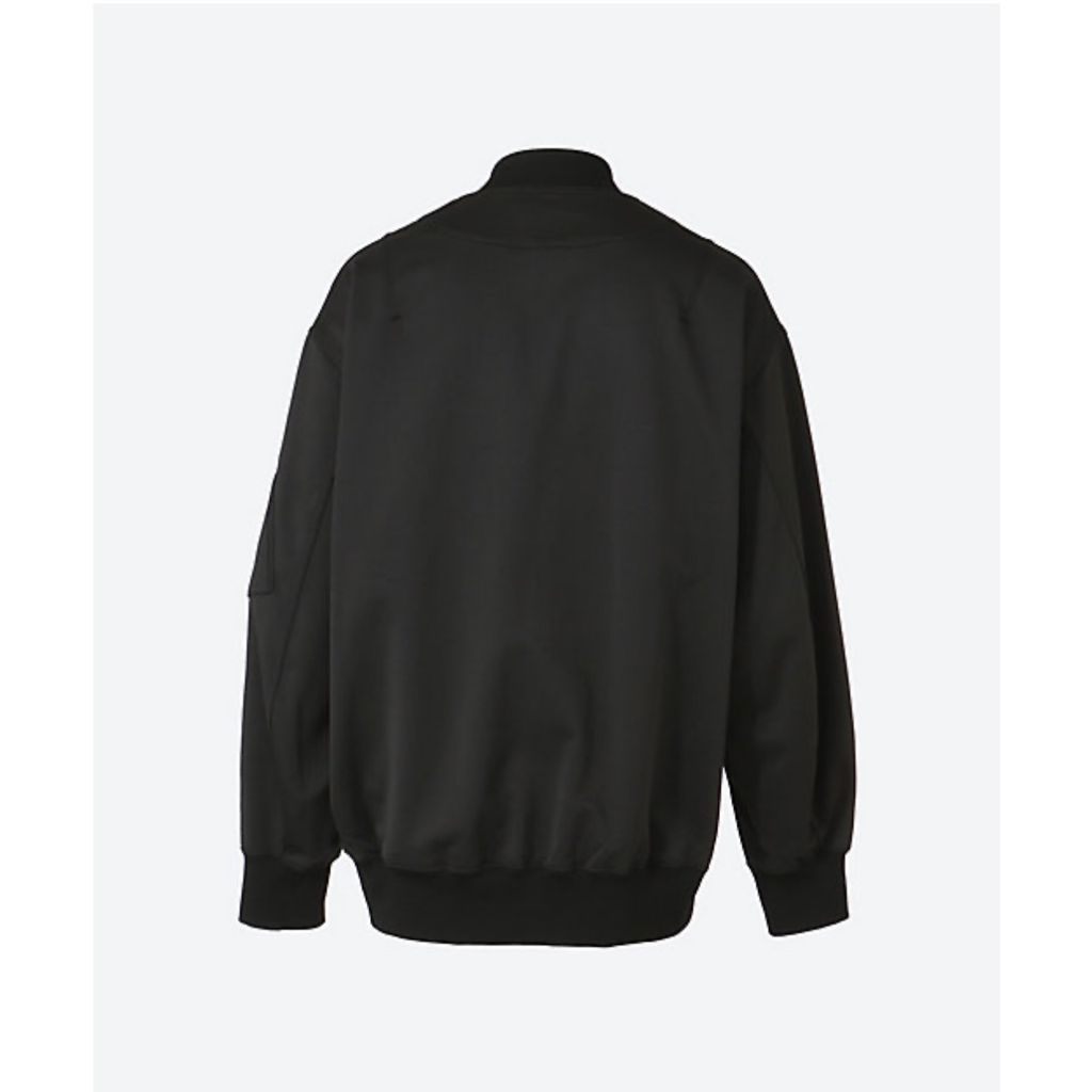 COMME des GARCONS HOMME 綿ナイロン裏毛 カーディガン(BLACK)