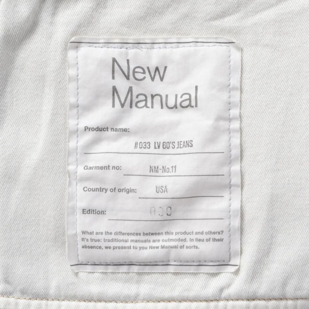 New Manual #033 LV 60'S JEANS