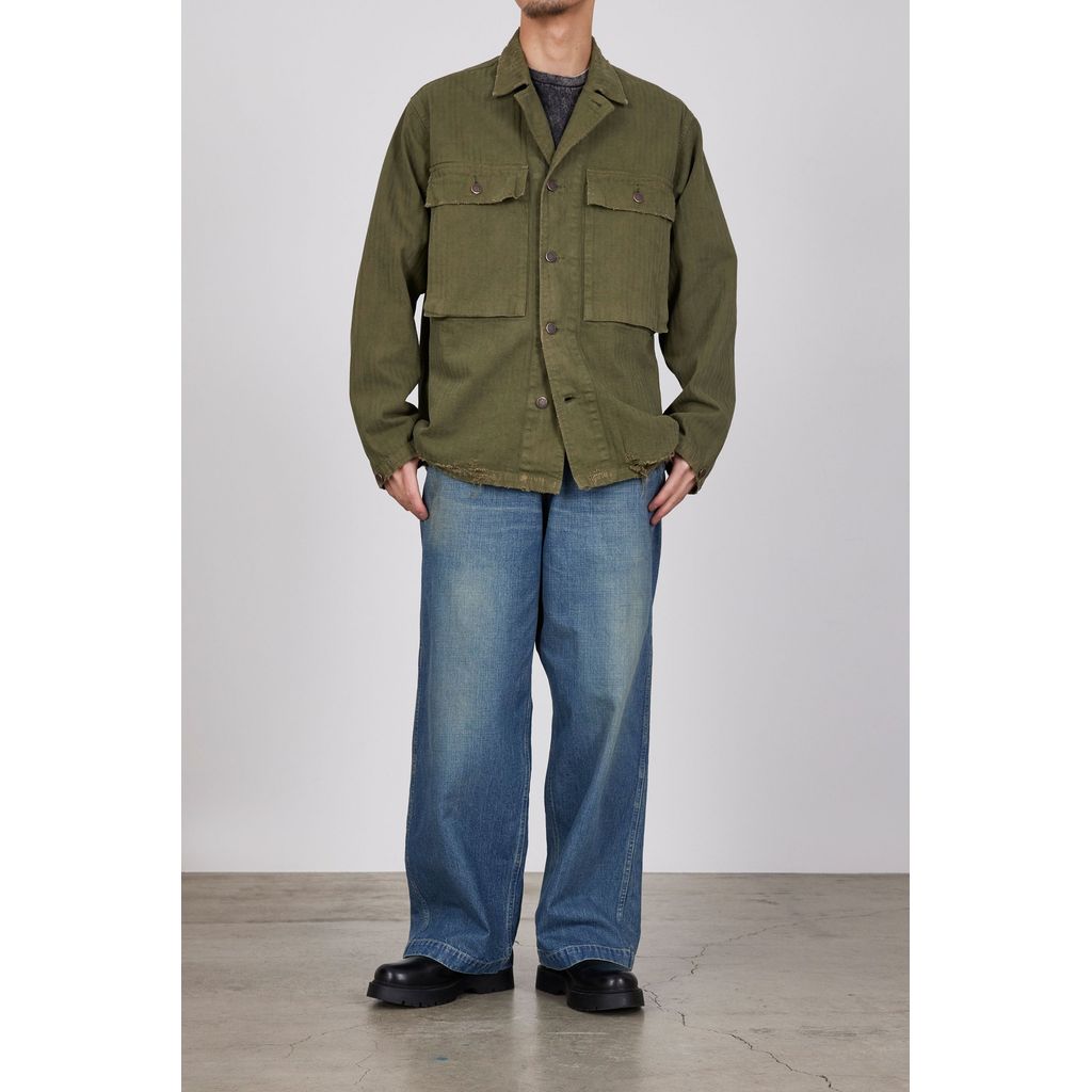 MARKA ORGANIC COTTON 10oz DENIM U.S.ARMY DENIM PANTS