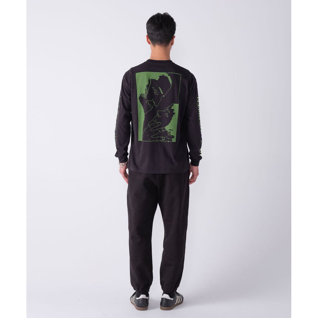 BEDWIN & THE HEARTBREAKERS L/S PRINTED TEE "JAH"
